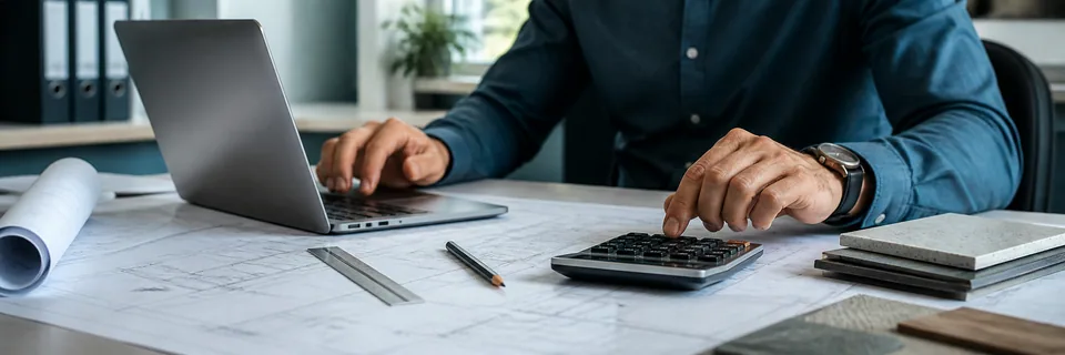 Эксперт проверяет строительную смету и проектную документацию